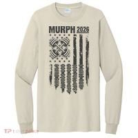 Murph 2026 Barbell American Flag Tall Long Sleeve Shirt thumb 0
