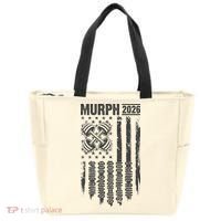 Murph 2026 Barbell American Flag Tote Bag thumb 0