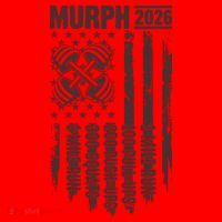 Murph 2026 Barbell American Flag Santa Hat thumb 1