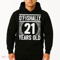 Milestone 21st Birthday 21 Years Old Angler Hoodie thumb 2