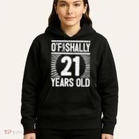 Milestone 21st Birthday 21 Years Old Angler Hoodie thumb 5