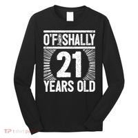 Milestone 21st Birthday 21 Years Old Angler Long Sleeve Shirt thumb 0