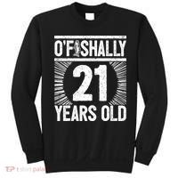 Milestone 21st Birthday 21 Years Old Angler Sweatshirt thumb 0