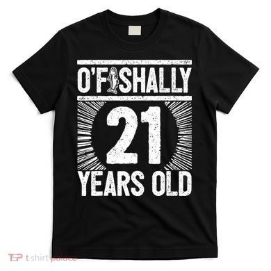 Milestone 21st Birthday 21 Years Old Angler T-Shirt