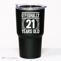 Milestone 21st Birthday 21 Years Old Angler Tumbler thumb 0
