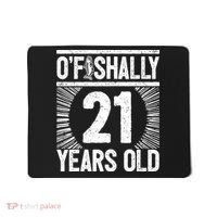 Milestone 21st Birthday 21 Years Old Angler Mousepad thumb 0
