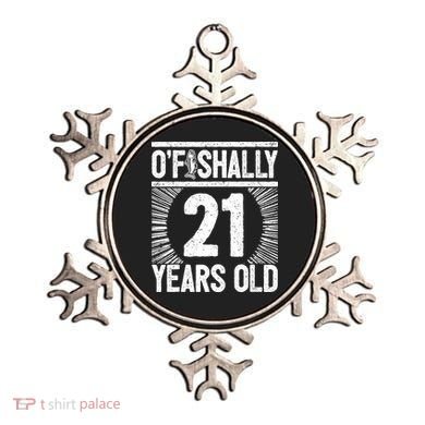Milestone 21st Birthday 21 Years Old Angler Ornament