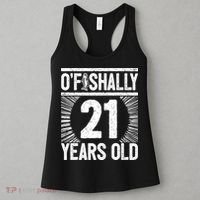 Milestone 21st Birthday 21 Years Old Angler Women's Tank Top thumb 3