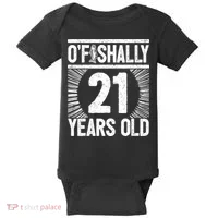 Milestone 21st Birthday 21 Years Old Angler Baby Bodysuit thumb 0
