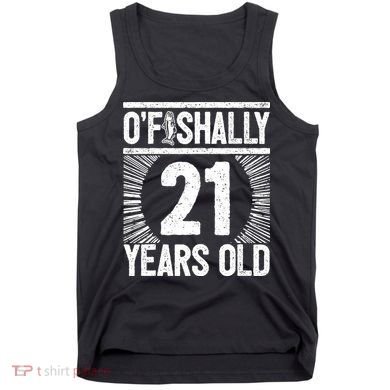 Milestone 21st Birthday 21 Years Old Angler Tank Top