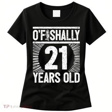 Milestone 21st Birthday 21 Years Old Angler Women's T-Shirt
