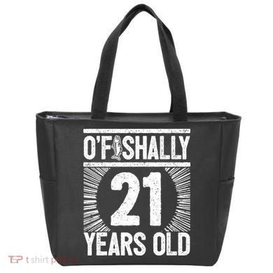 Milestone 21st Birthday 21 Years Old Angler Tote Bag
