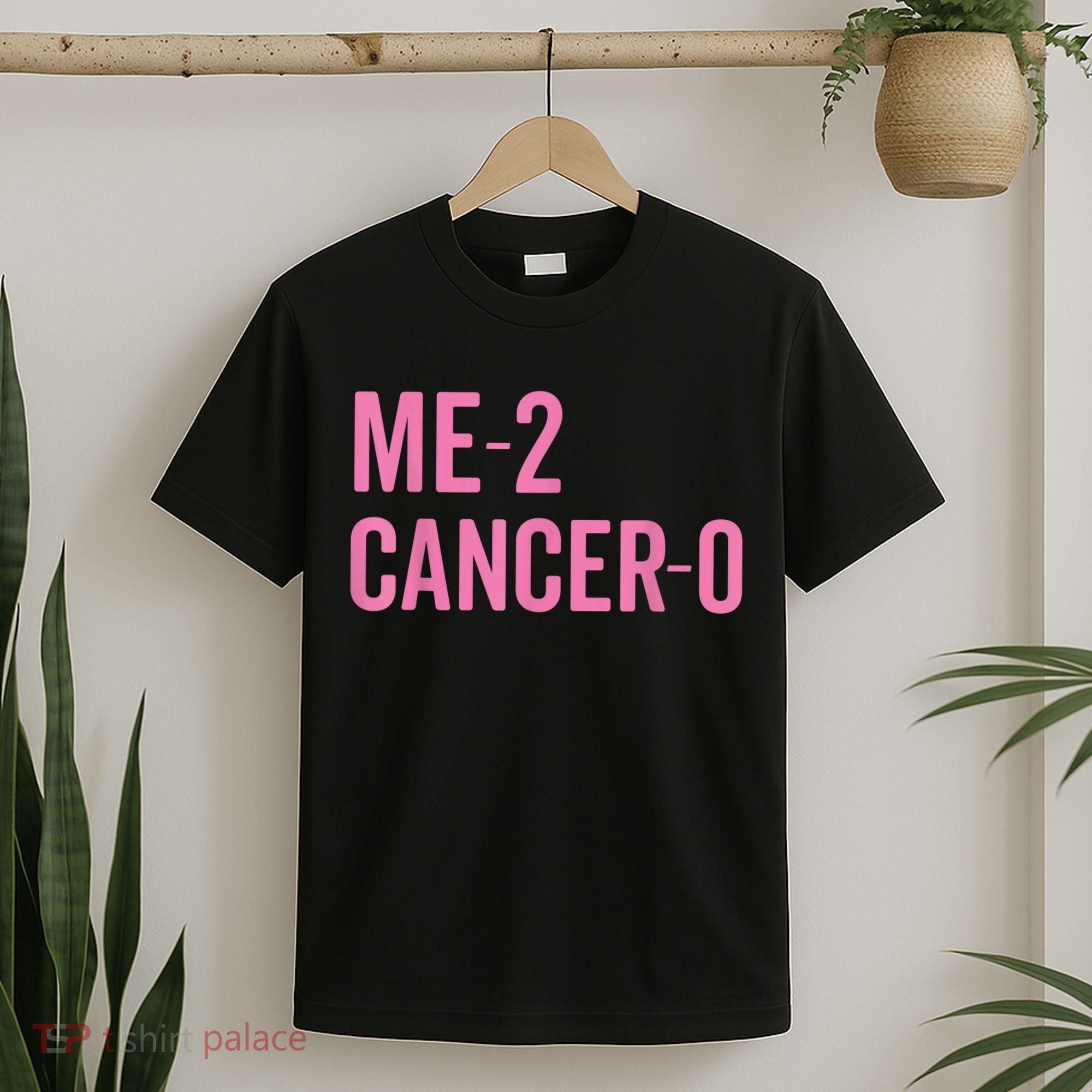Me 2 Cancer 0 I Beat Breast Cancer Twice Survivor Cute T-Shirt