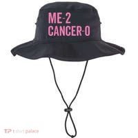 Me 2 Cancer 0 I Beat Breast Cancer Twice Survivor Cute Bucket Hat thumb 0