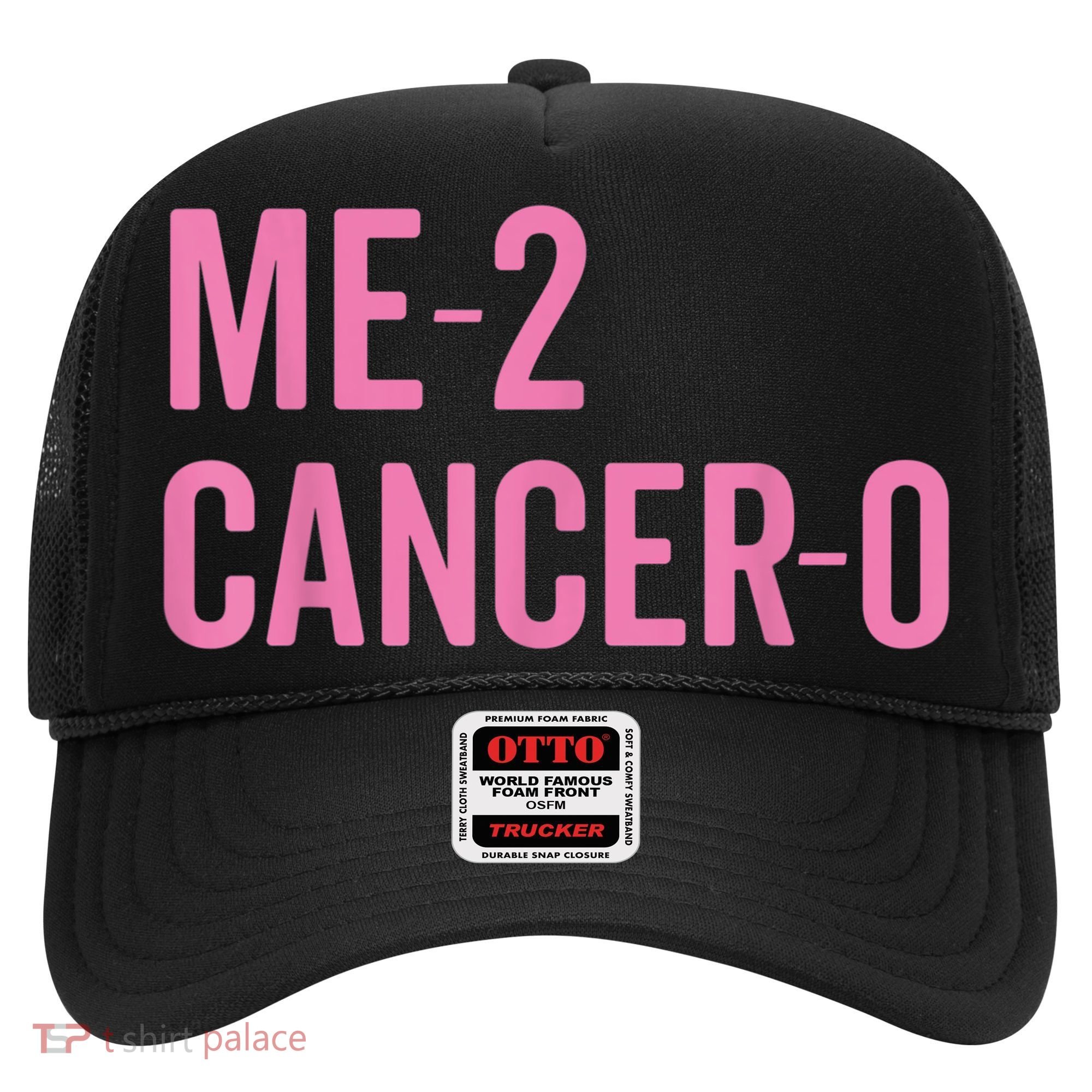 Me 2 Cancer 0 I Beat Breast Cancer Twice Survivor Cute Hat