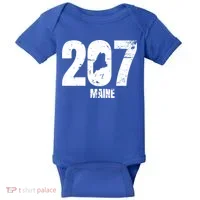 Maine 207 Graphic Funny Gift Baby Bodysuit thumb 0