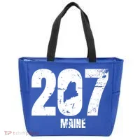 Maine 207 Graphic Funny Gift Tote Bag thumb 0