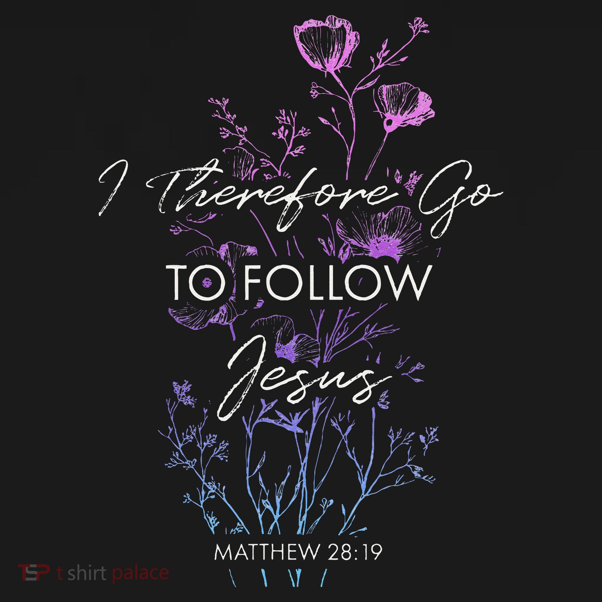 Matthew 2819 I Follow Jesus Baptism Baptized Christian Women's Hoodie