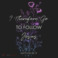 Matthew 2819 I Follow Jesus Baptism Baptized Christian Golf Towel thumb 3