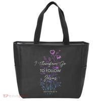Matthew 2819 I Follow Jesus Baptism Baptized Christian Tote Bag thumb 0