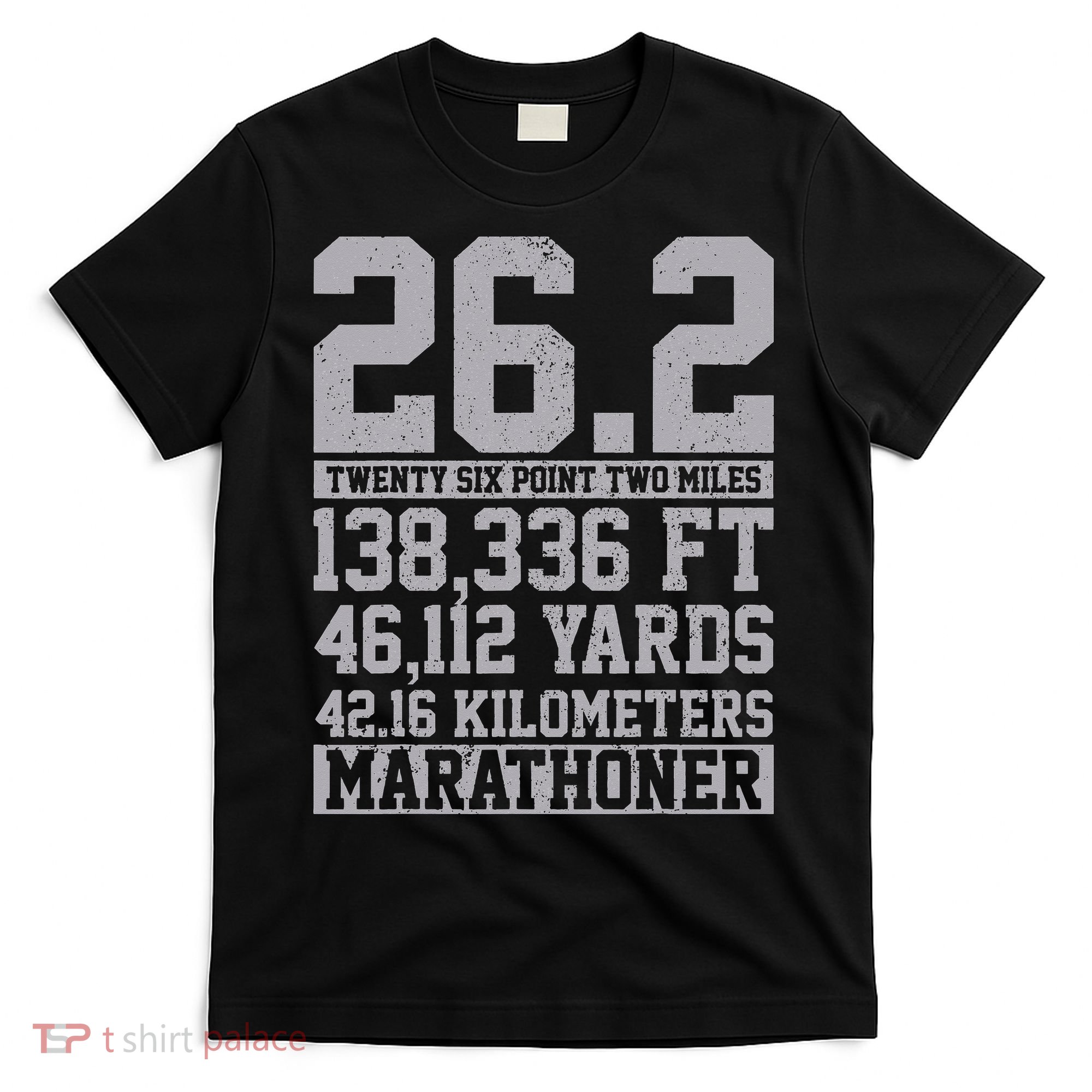 Marathon 26.2 Miles Running Runner Gift T-Shirt