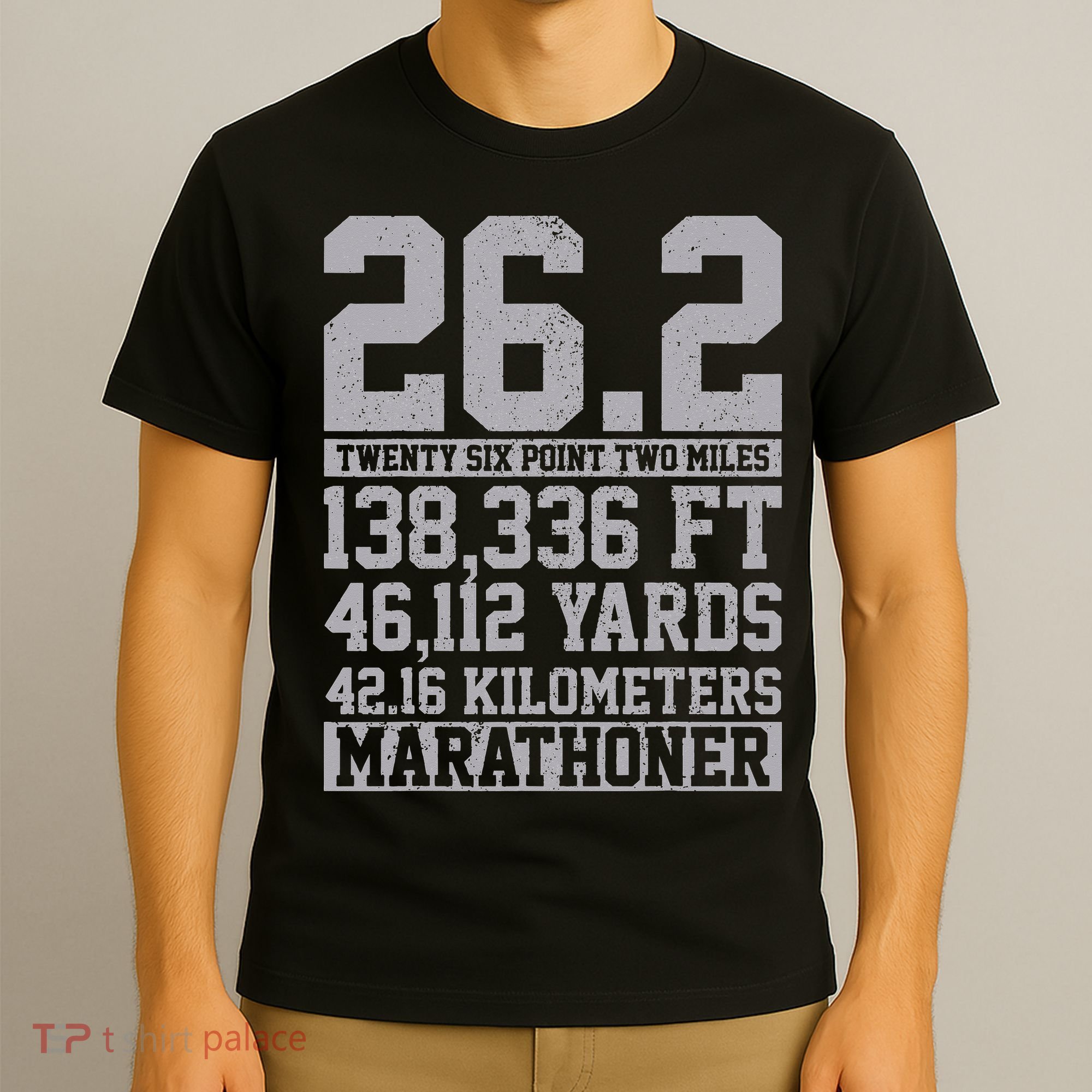 Marathon 26.2 Miles Running Runner Gift T-Shirt