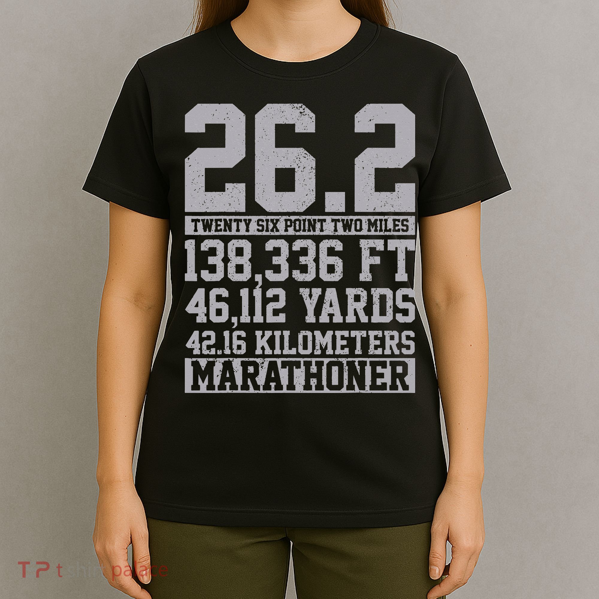 Marathon 26.2 Miles Running Runner Gift T-Shirt