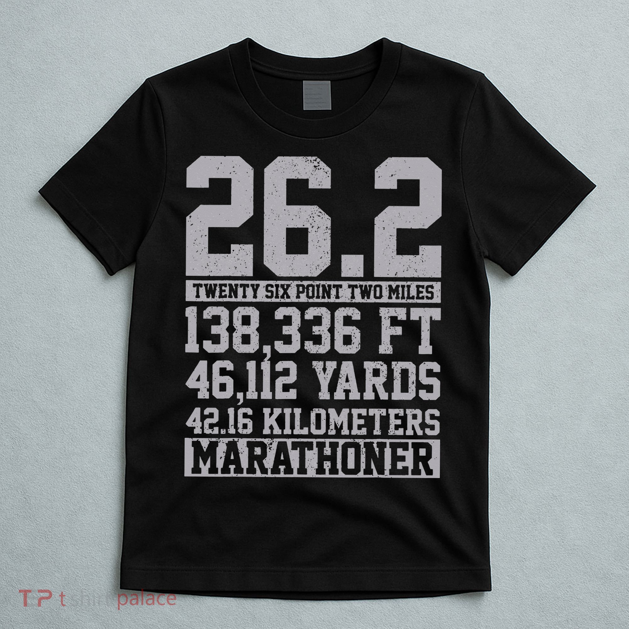 Marathon 26.2 Miles Running Runner Gift T-Shirt