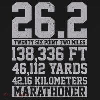 Marathon 26.2 Miles Running Runner Gift Polo thumb 3