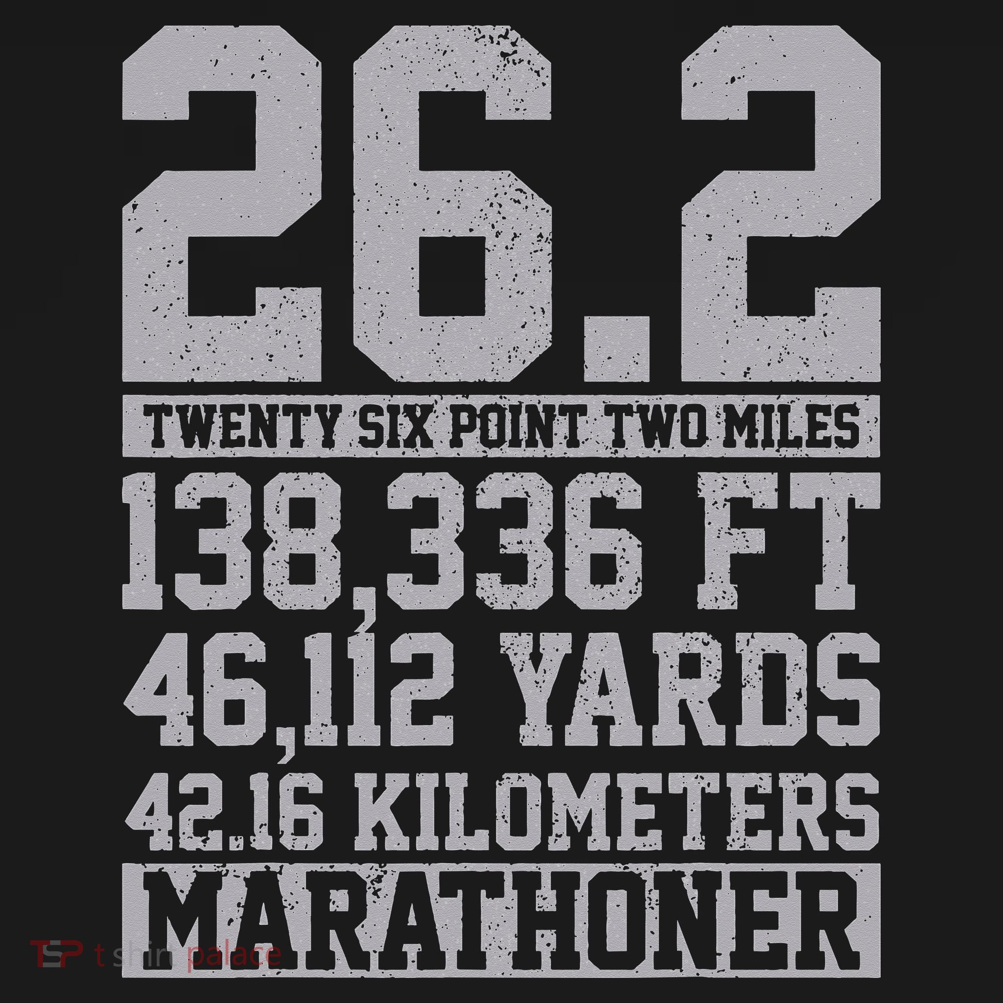 Marathon 26.2 Miles Running Runner Gift Polo