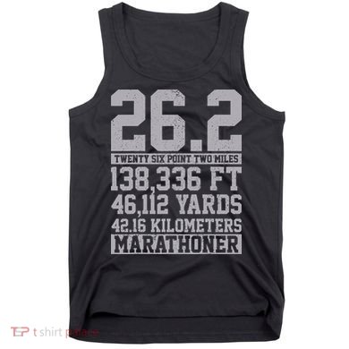 Marathon 26.2 Miles Running Runner Gift Tank Top