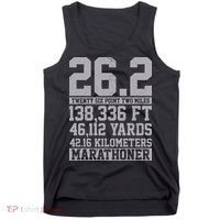 Marathon 26.2 Miles Running Runner Gift Tank Top thumb 0