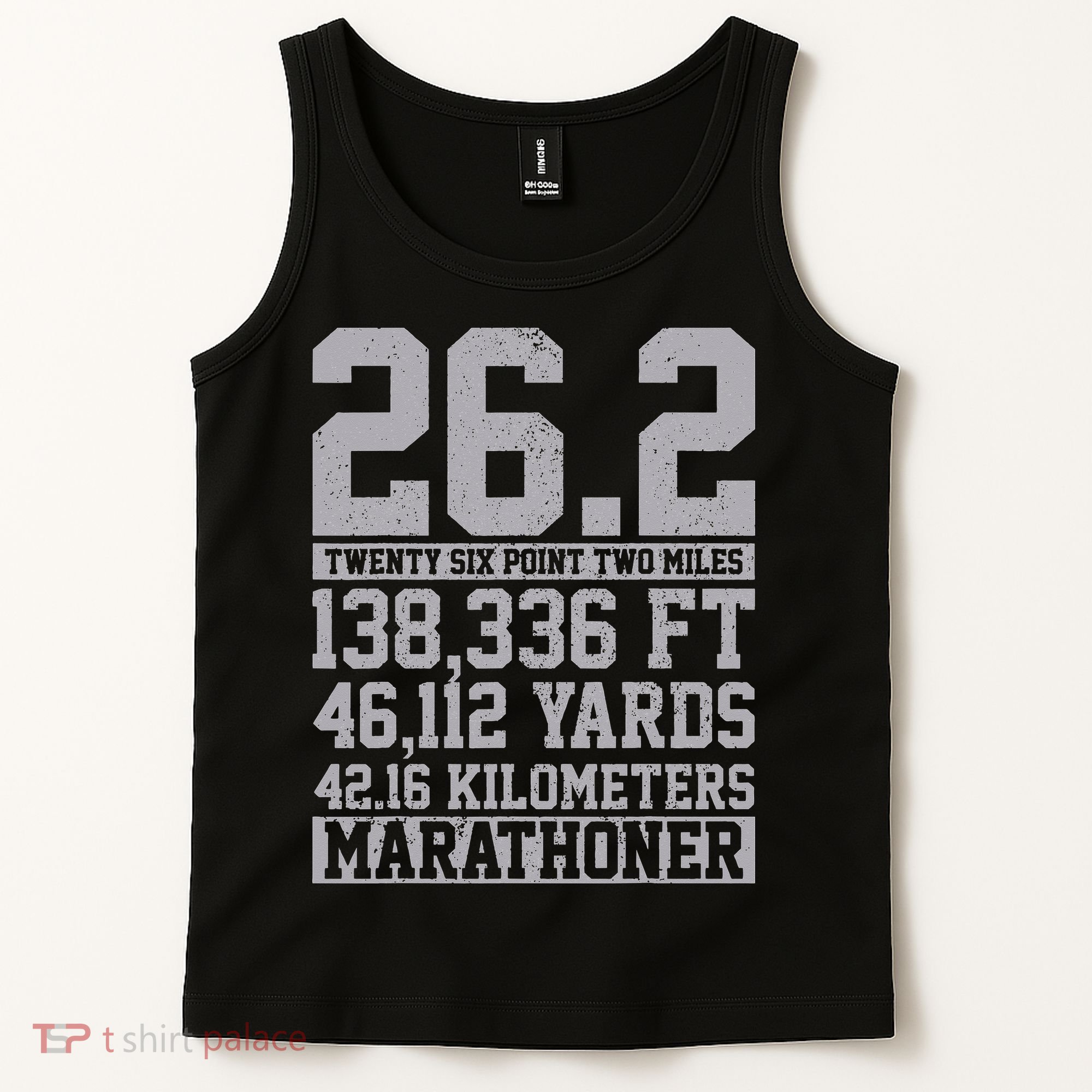 Marathon 26.2 Miles Running Runner Gift Tank Top