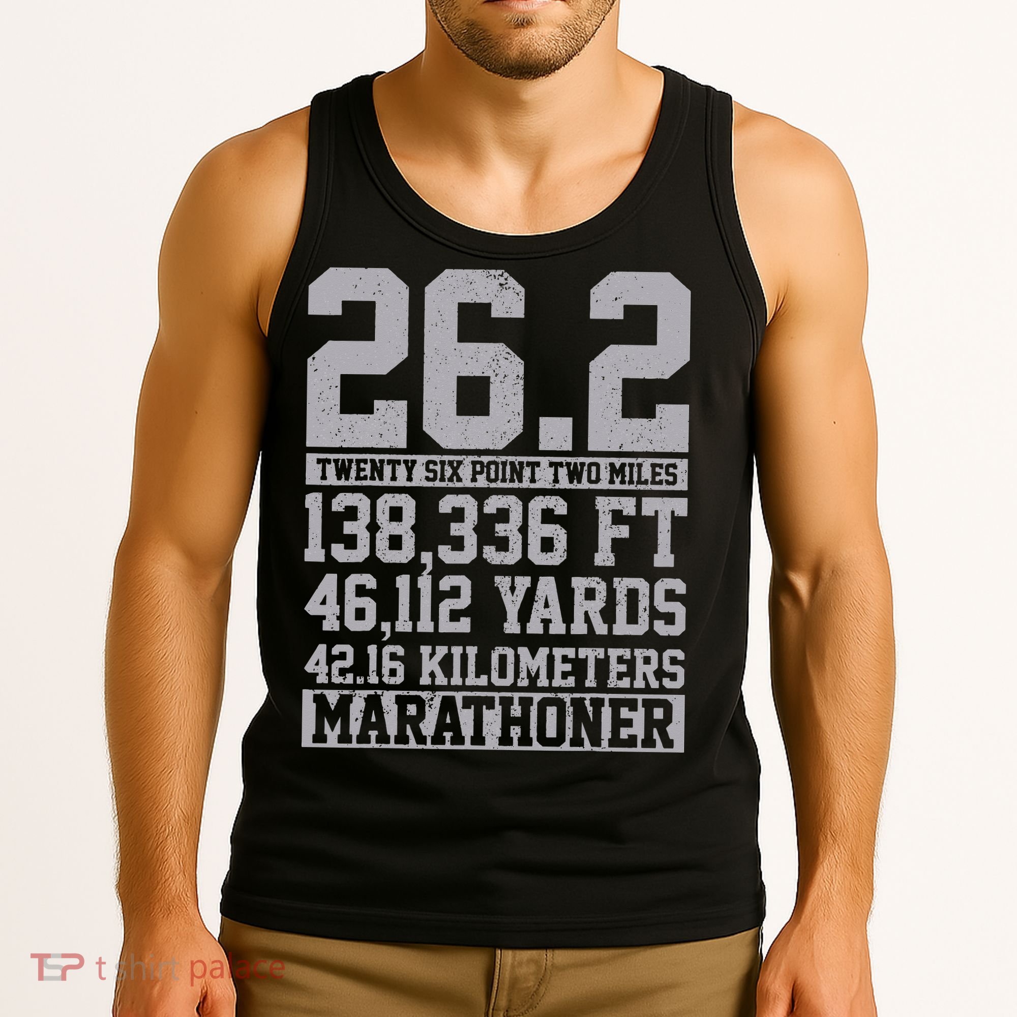 Marathon 26.2 Miles Running Runner Gift Tank Top