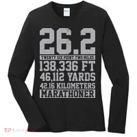 Marathon 26.2 Miles Running Runner Gift Women's Long Sleeve Shirt thumb 0
