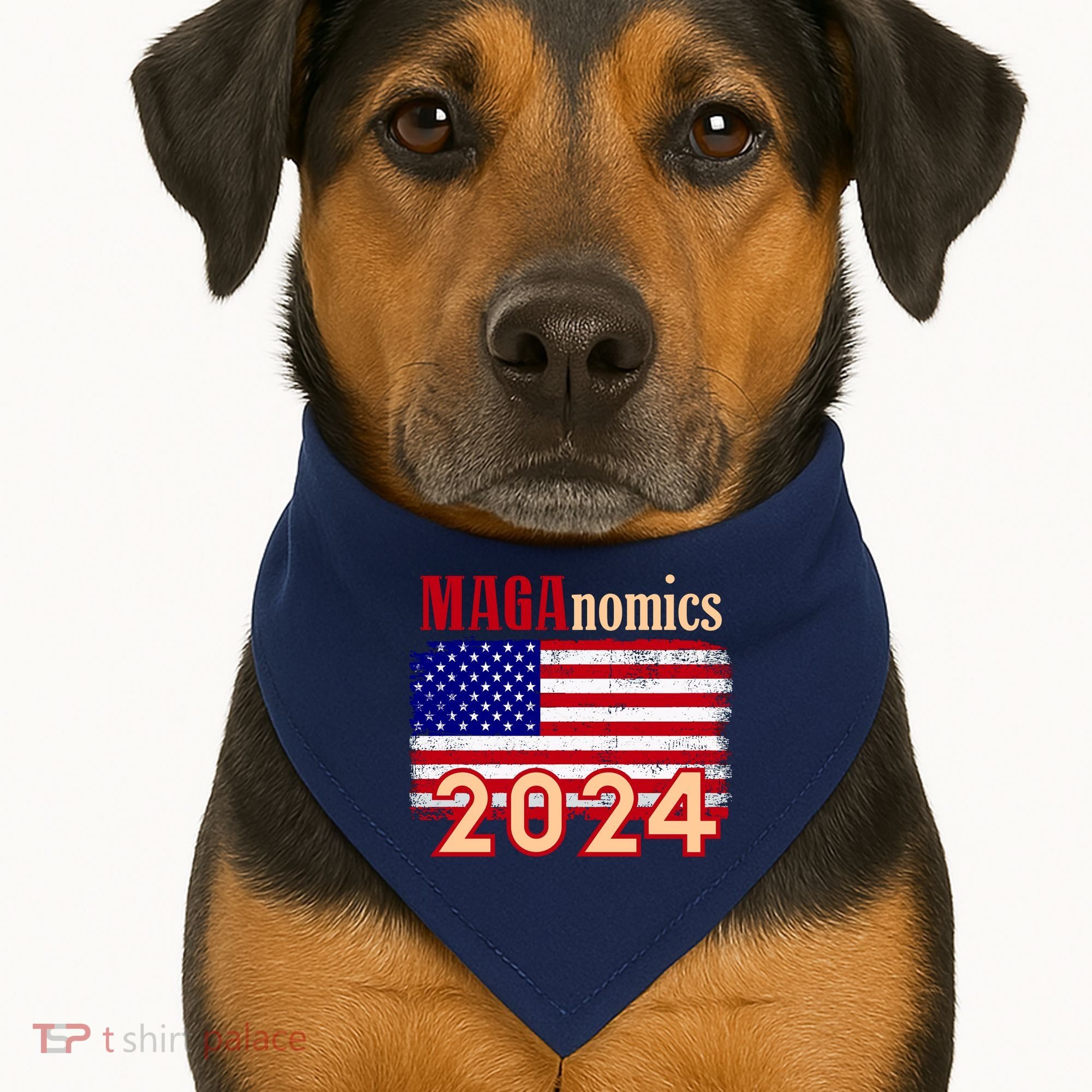 Maganomics 2024 USA-Made Doggie Bandana