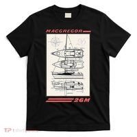 MacGregor 26M Sailboat Line Drawing T-Shirt thumb 0