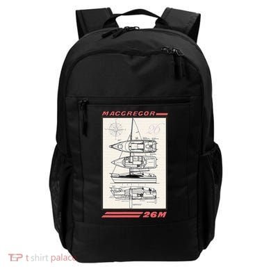 MacGregor 26M Sailboat Line Drawing Backpack