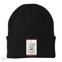 MacGregor 26M Sailboat Line Drawing Beanie thumb 0