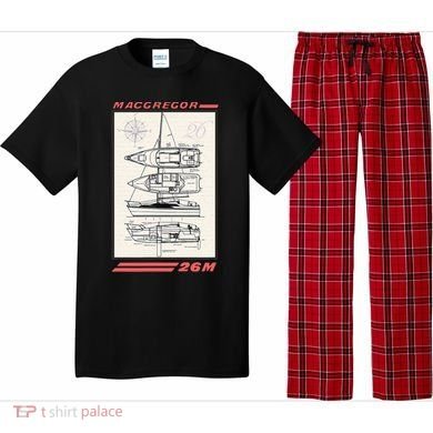 MacGregor 26M Sailboat Line Drawing Pajama Set