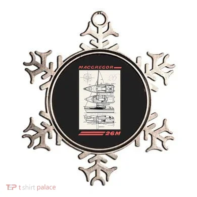 MacGregor 26M Sailboat Line Drawing Ornament