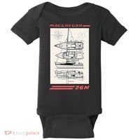 MacGregor 26M Sailboat Line Drawing Baby Bodysuit thumb 0