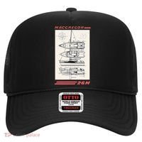 MacGregor 26M Sailboat Line Drawing Hat thumb 0