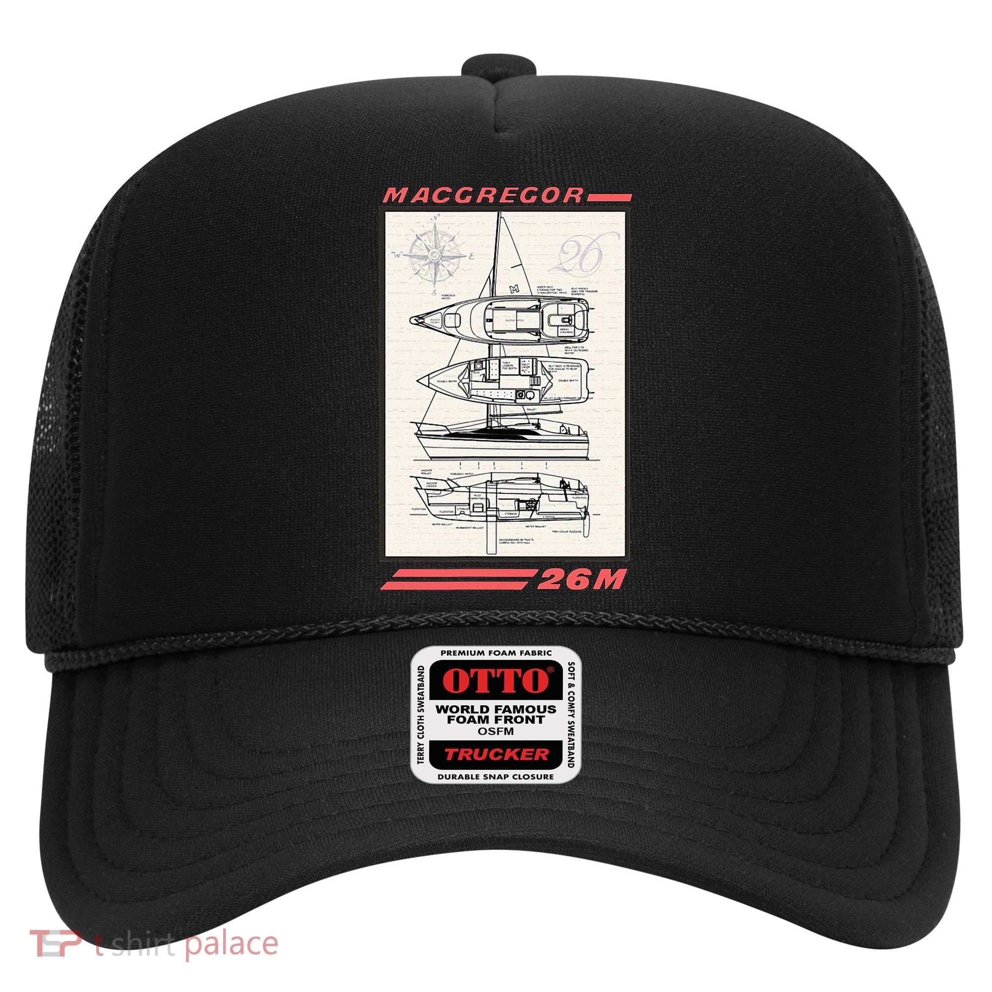 MacGregor 26M Sailboat Line Drawing Hat