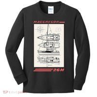 MacGregor 26M Sailboat Line Drawing Kids Long Sleeve Shirt thumb 0