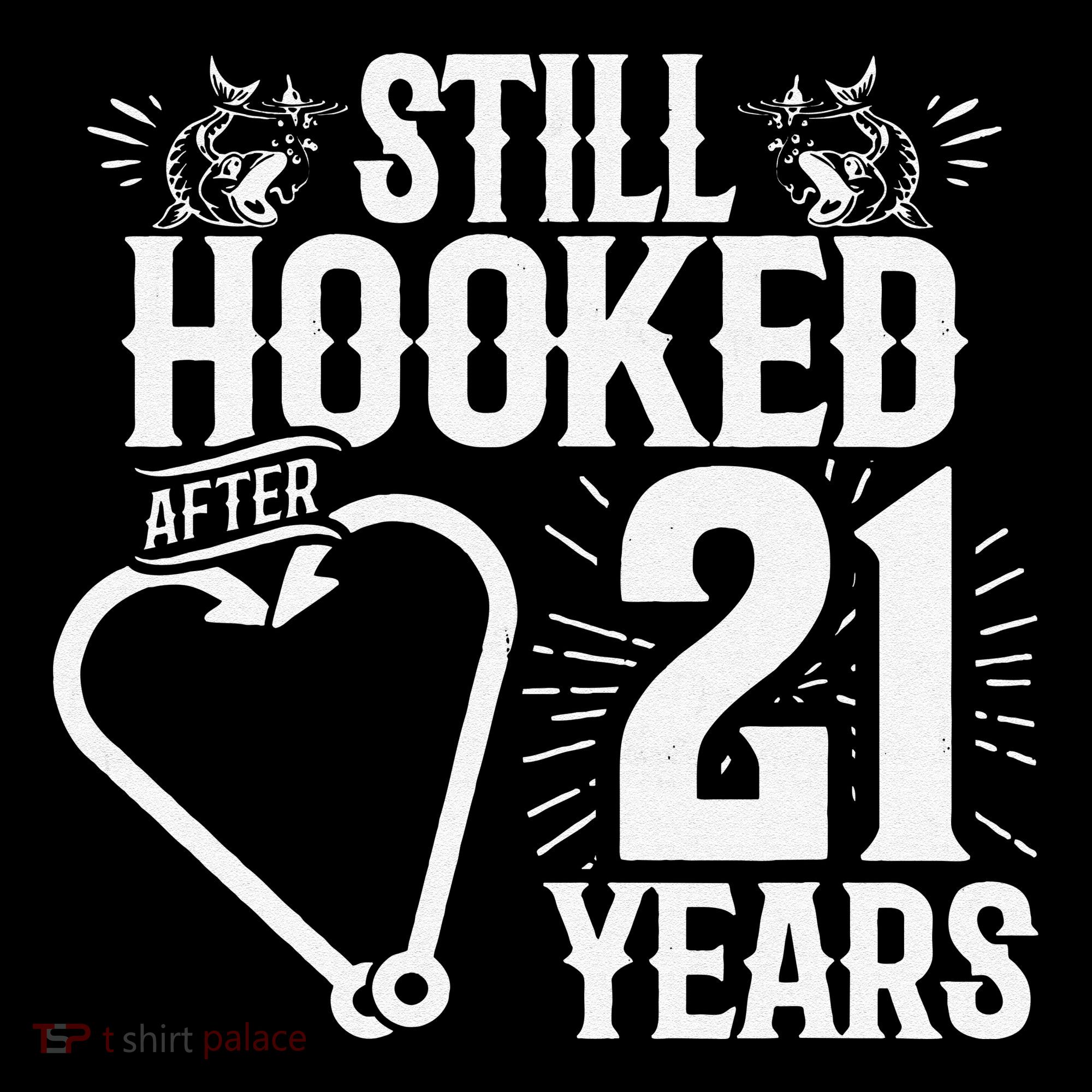 Married 21 Years Fishing Couple 21st Wedding Anniversary Coffee Mug