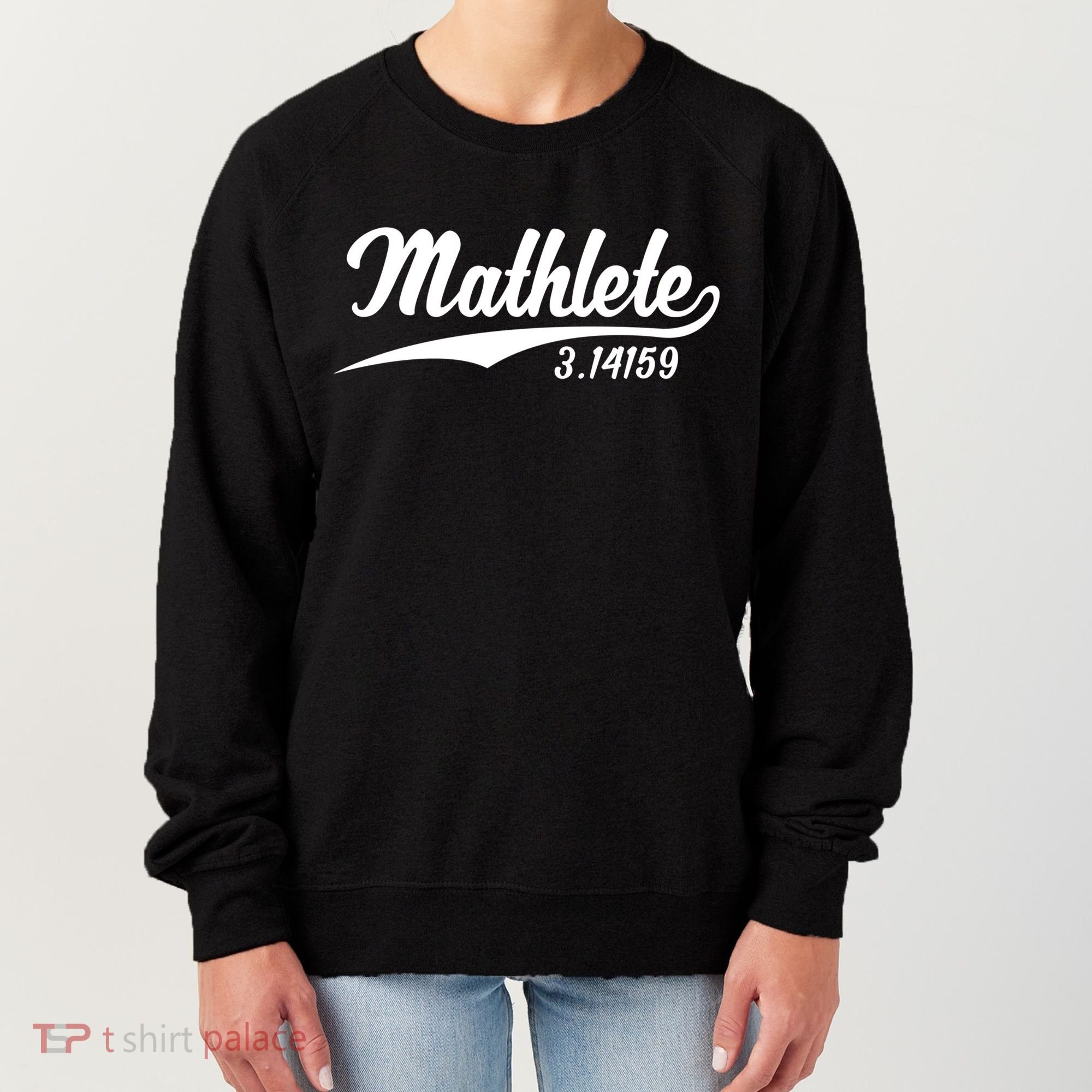 Mathlete 3 14159 Math Pi Day Mathematics Teacher Geek Nerd Cool Gift Women's Sweatshirt