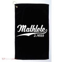 Mathlete 3 14159 Math Pi Day Mathematics Teacher Geek Nerd Cool Gift Golf Towel thumb 0