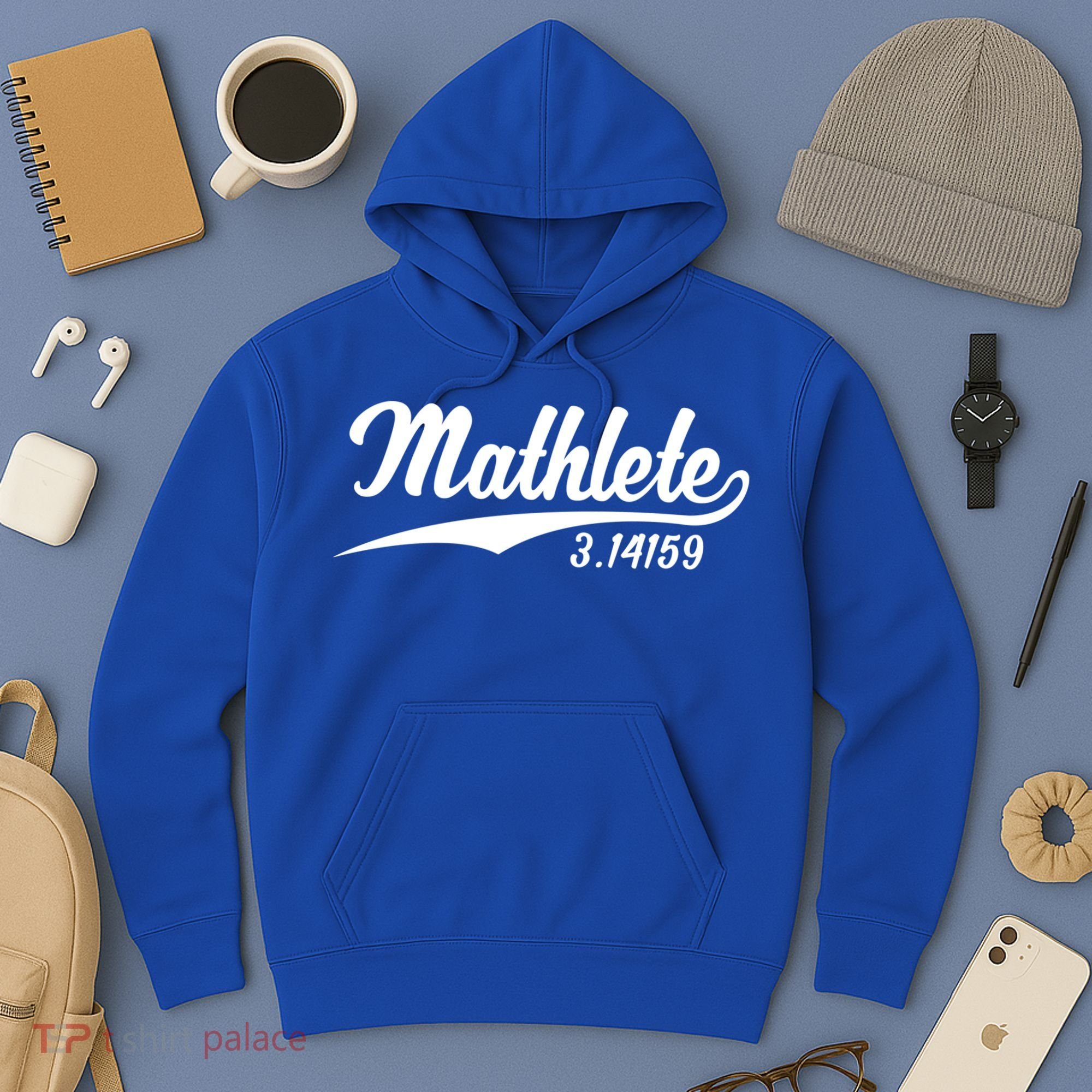 Mathlete 3 14159 Math Pi Day Mathematics Teacher Geek Nerd Cool Gift Hoodie