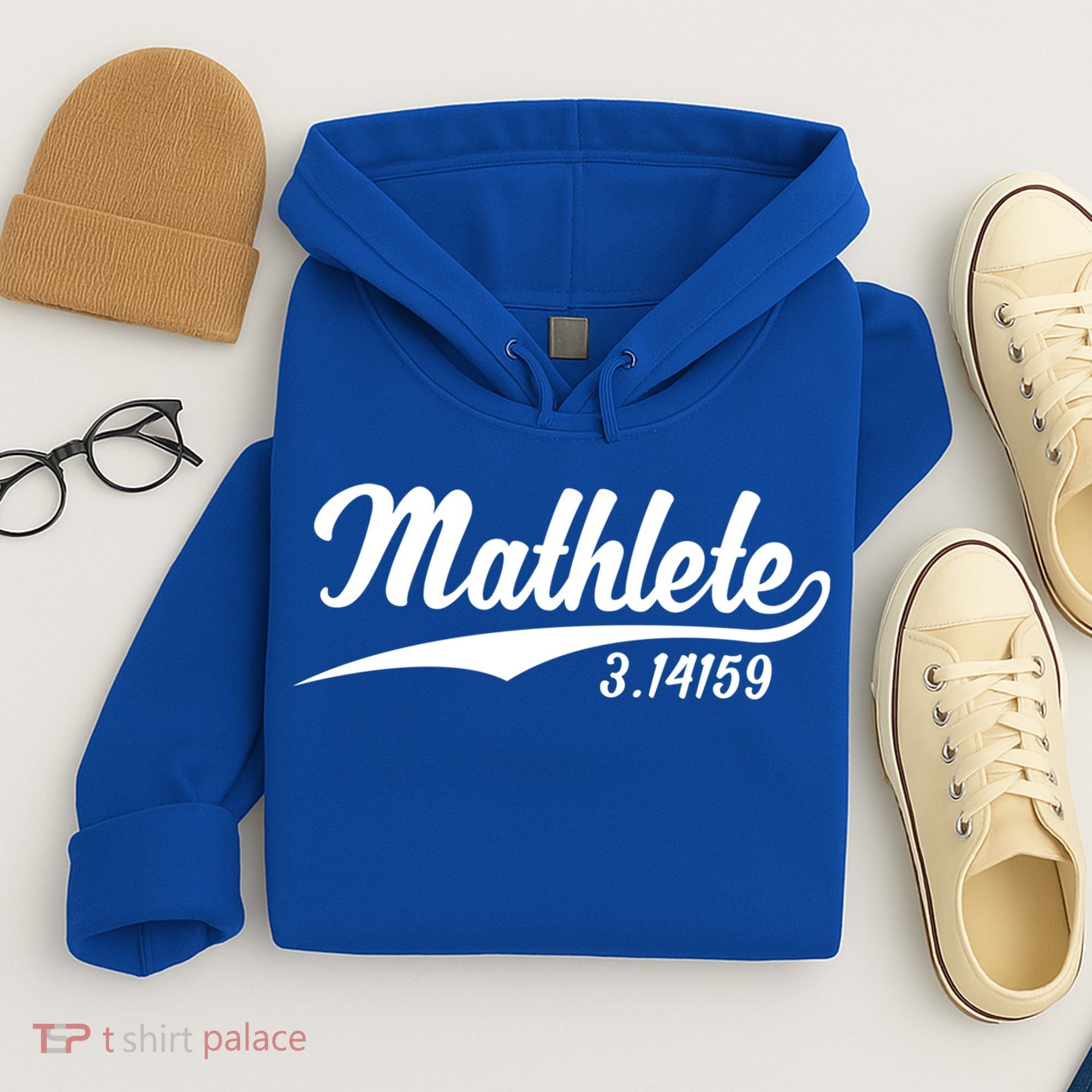 Mathlete 3 14159 Math Pi Day Mathematics Teacher Geek Nerd Cool Gift Hoodie